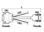 Cable compatible con marcas múltiples de Mitsubishi / Omron: imagen relacionada
