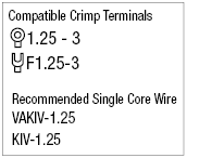 Bloque de terminales común para ahorrar espacio de 1 a 19: imagen relacionada