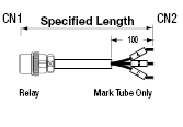 Arnés de conector MS a prueba de goteo recto / extensión / montaje en panel: Imagen relacionada