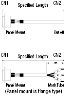 Arnés de conector NR recto / relé / montaje en panel: imagen relacionada
