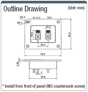 Terminal de modelo de panel / palanca de empuje 2: imagen relacionada