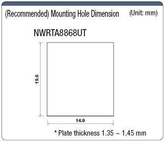 Modelo de presión de herramienta (sin UTP / CAT6 / cubierta antipolvo): imagen relacionada