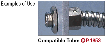 Conector de tubo de modelo flexible para KSN (cabezal para montaje en panel): imagen relacionada