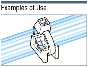 Dispositivo de sujeción de cables (modelo de fijación por tornillo) _4: imagen relacionada