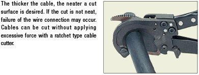 Herramienta de corte de cable modelo trinquete: imagen relacionada