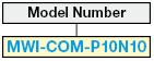1 par de 10 x 2 polos, P bloque de terminales común, N bloque de terminales común dividido: imagen relacionada