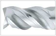 Fresa de extremo cuadrado de carburo para mecanizado de aluminio, modelo de 3 flautas / muñones: imagen relacionada