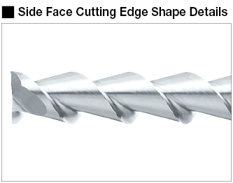 Fresa de extremo cuadrado de carburo para mecanizado de aluminio, flauta 2 / longitud de flauta 2D (corta) Modelo: imagen relacionada