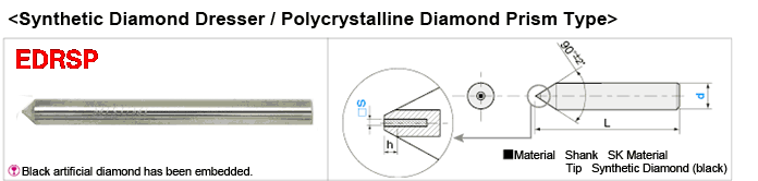 Pulidor de diamante sintético, modelo de prisma de diamante policristalino económico: imagen relacionada