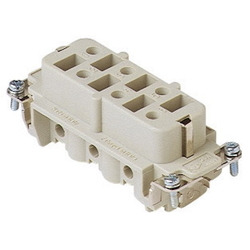 Conectores rectangulares - inserto, 690 V, 35 A, roscados, alta corriente, serie CP