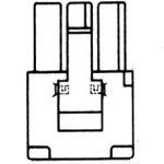 Carcasa de terminal de relé minifit de paso de 4,80 mm (5025, receptáculo)