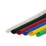 Tubo espiral - protectores de cables, varios colores