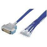 Cables cuadrados: cable D-sub, con conector DDK/MISUMI, azul