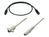 Juego de cables circulares: ensamblaje mini-DIN, moldeado, conector para montaje en panel RMDH-SP-C-6-0.5