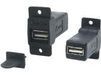 Adaptadores USB montados en panel