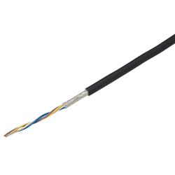 Cable de robot de alta flexión de diámetro delgado - 300 V, cubierta de PVC, serie ORP-SL