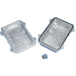 Caja de fundición a presión de aluminio con escudo resistente al agua y al polvo serie HQ