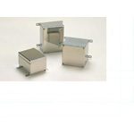 Cajas: pequeñas, de acero inoxidable, tipo tornillo, pies de montaje externos, a prueba de agua/polvo, serie KLB KLB101006
