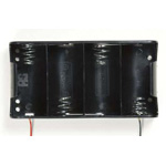 Soporte de batería con cable conductor / pin / terminal a presión SN3-4PC-P