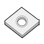 Forma del Diamante 80 ° / Negativo CBN Diamante CNGA