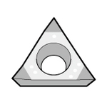Triángulo positivo de 60 °, CBN Diamond TPGB