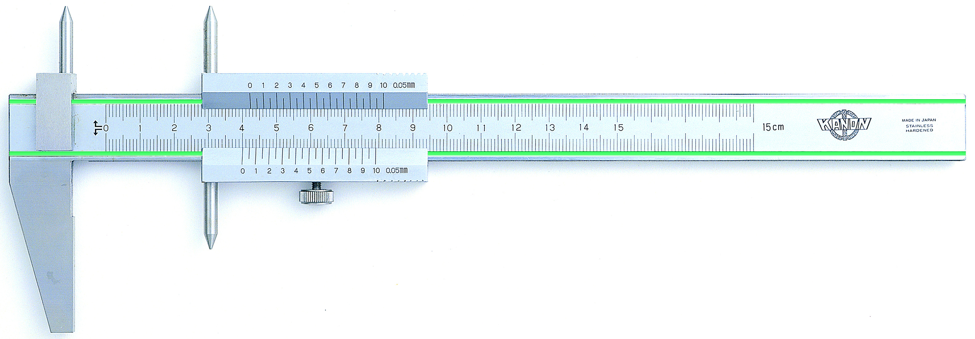 Calibrador de línea central: vernier, tipo de diámetro pequeño, RM-S