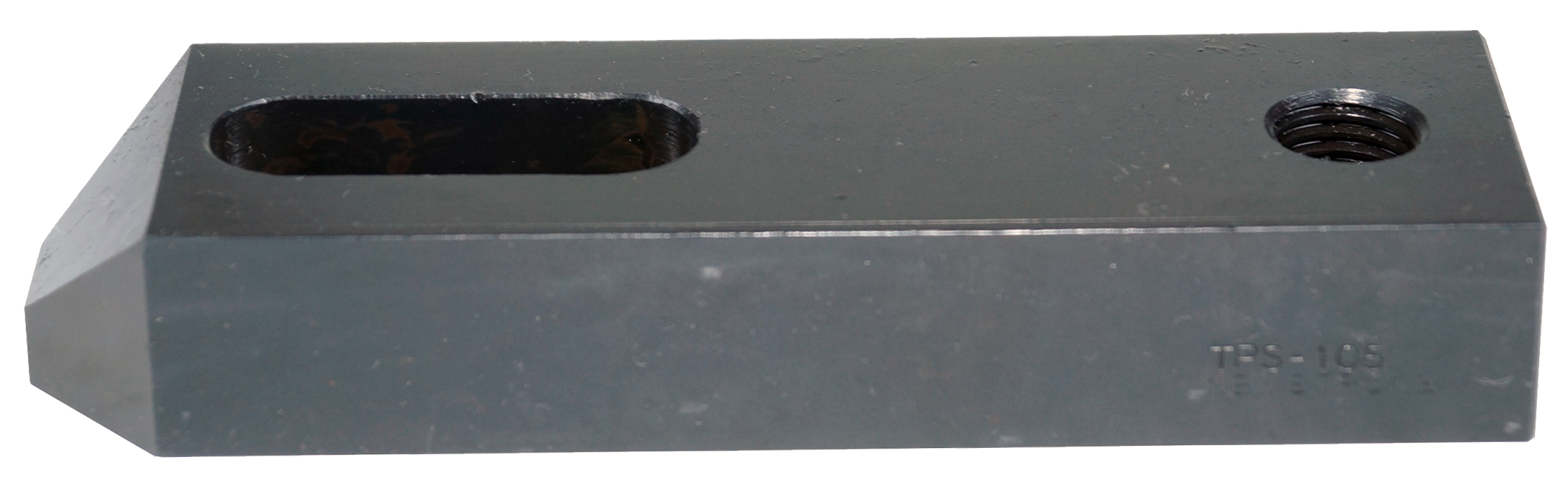 Abrazadera de correa con orificio para tornillo - Acero S45C, 100-250 mm de longitud, TPS