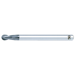 2 flautas, tipo extremo de bola para cobre / aleación de aluminio / plástico CRN-EBD CRN-EBD-R1.25X2.5
