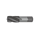 Machos de roscar para tubos cónicos - estriado en espiral, para aceros inoxidables, tornillo corto, SUS-SFT-S-TPT
