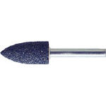 Muelas con mango - piedra de afilar azul, grano abrasivo A, vástago de 6 mm