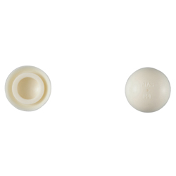 Accesorios: tapa blanca crema para tornillos de cabeza troncocónica