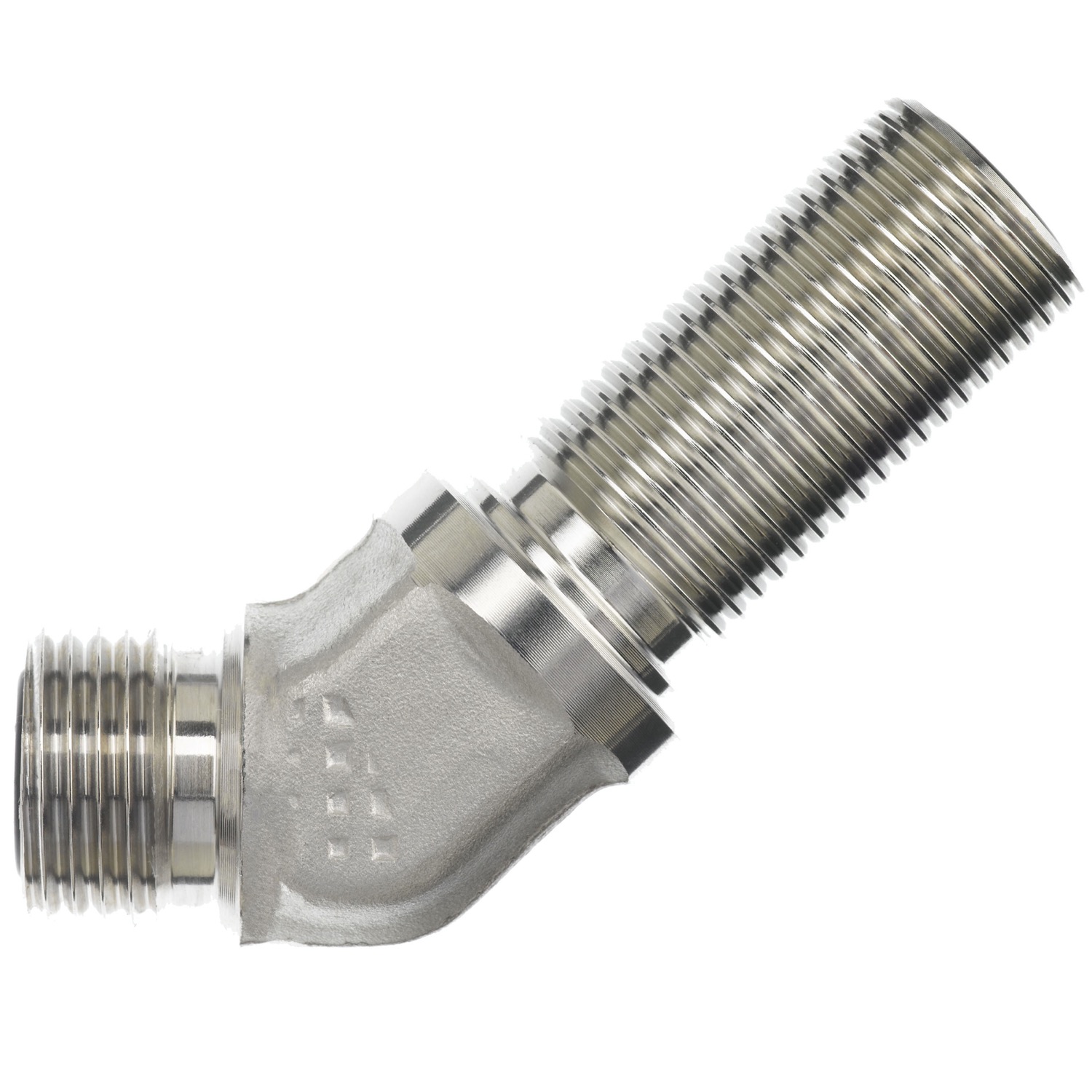 Adaptadores de manguera hidráulica: conector de tubo de 45° de mamparo, sello frontal de junta tórica, serie FS2702