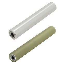 Rodillos para tubos: con cojinetes, revestimiento de uretano RORLSH30-T3-8A