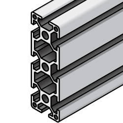 Extrusiones de aluminio serie 8-40 (40x120)