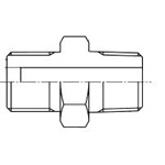 Adaptadores de manguera hidráulica: conexión recta, BSPT a BSPP con asiento hembra de 30°, tipo 110