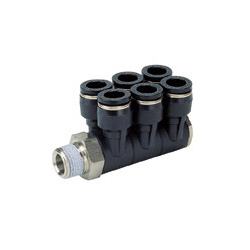 para tuberías generales, montaje de tubos de triple rama A PAT3/8-02