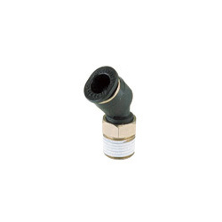para tubería general, montaje de tubo tipo mini, codo de 45 ° PLH6-M5M