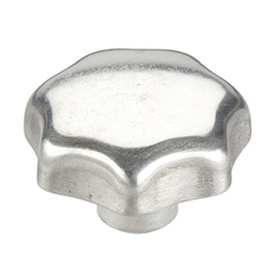 Perillas - De aluminio con 7 lóbulos, norma DIN 6336.