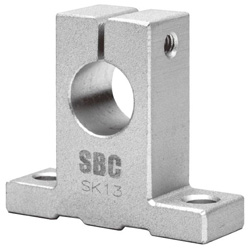 Soporte de eje, serie SK (aluminio)