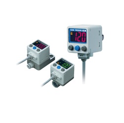 Interruptor de presión digital de alta precisión con pantalla de 2 colores Serie ZSE40A (F)/ISE40A