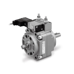 Actuador rotativo con válvula solenoide, tipo paleta, serie CVRB1