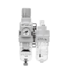 Combinación de aire, regulador del filtro + lubricador serie AC20A-B a AC60A-B