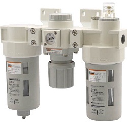 Unidad FRL - filtro, regulador, lubricador, serie TACT