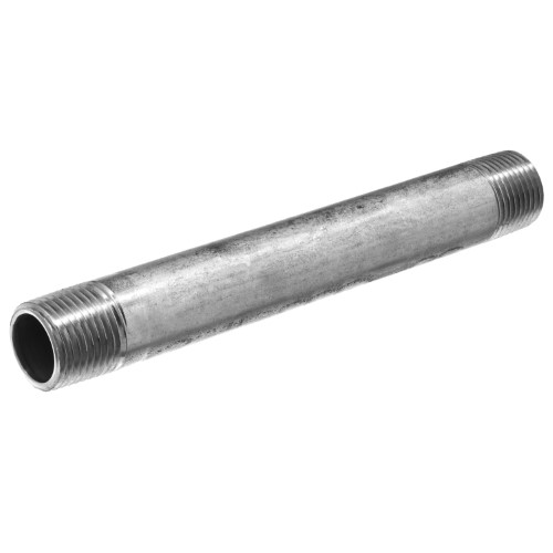 Boquilla para tubo - ambos extremos roscados, macho NPT, aluminio