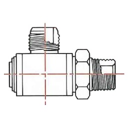 Adaptadores de manguera hidráulica - junta giratoria, codo giratorio, serie E101
