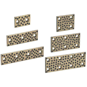 Placas deslizantes sin aceite - tipo aleación de cobre de 10 mm de alta presión de superficie alta - STWH48-100
